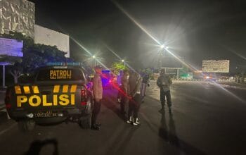 KRYD Gabungan Polsek Kuripan, Jaga Kamtibmas Malam Hari di Lombok Barat
