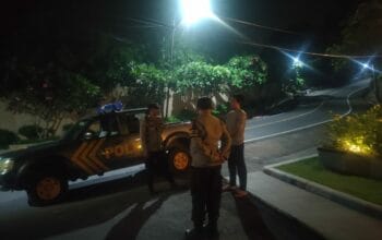 Patroli Dini Hari Polsek Batulayar Jaga Kamtibmas, Antisipasi Kejahatan