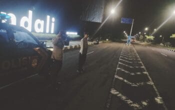 Patroli Intensif di By Pass BIL, Polisi Kuripan Jamin Keamanan Malam