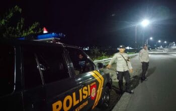 Patroli Intensif di Bypass BIL, Polsek Kuripan Jaga Malam Lombok Barat Tetap Kondusif