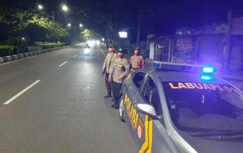Patroli Intensif di Jalur BIL, Polsek Labuapi Berantas Balap Liar