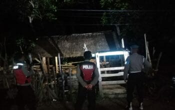 Patroli Malam di Sekotong Polisi Sasar Kandang Ternak, Ini Tujuannya