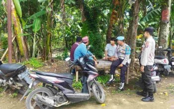 Polsek Lembar Gencar Patroli, Warga Nyiurlembang Terima Imbauan Penting
