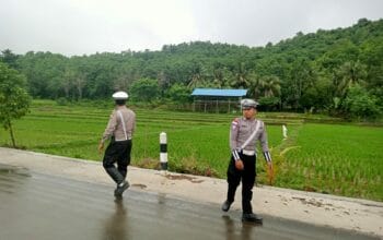 Sekotong Berantas Balap Liar, Aksi Tegas Polisi Dipuji Warga