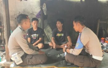 Suasana Pasca Pilkada Tetap Dingin, Polsek Kediri Turun Langsung ke Masyarakat