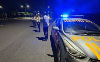 Patroli Intensif Bypass BIL Polsek Kediri, Cegah Balap Liar dan Kejahatan Malam