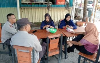 Amankan Wilayah, Polsek Lembar Patroli KRYD di Dusun Cemara