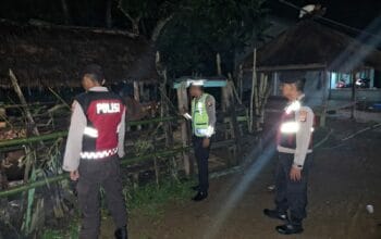 Jaga Kamtibmas, Polisi Sekotong Blusukan ke Kandang Ternak