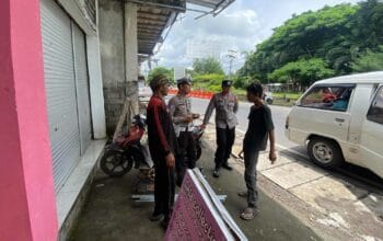 Jaga Keamanan Warga, Polsek Kediri Perkuat Patroli Dialogis