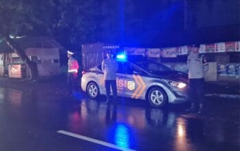 Patroli Blue Light Polsek Kediri, Antisipasi 3C dan Balap Liar Malam Hari