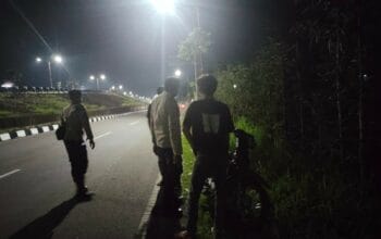 Patroli Blue Light Polsek Kuripan, Jaga Keamanan Jalur BIL 1 dan 2