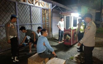 Patroli Dialogis Polsek Kediri, Jaga Kamtibmas Malam Hari