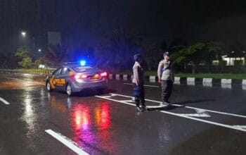 Patroli KRYD Polsek Labuapi, Jaga Keamanan Jalur By Pass BIL II dari 3C dan Balap Liar