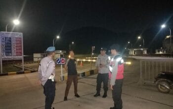Patroli Malam Polsek Sekotong Sasar Depot LPG, Jaga Keamanan Obyek Vital