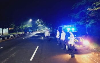Patroli Rutin Ditingkatkan Polres Lombok Barat Amankan Jalur Bil I dan Bil II dari Potensi Gangguan Kamtibmas