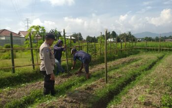 Polri Aktif Dukung Ketahanan Pangan Nasional di Lombok Barat