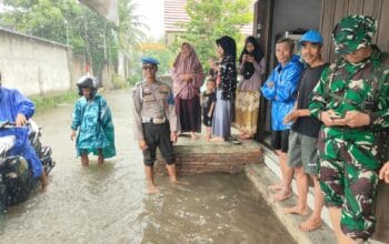 Siaga Bencana, Polsek Kediri Tingkatkan Patroli di Titik Rawan