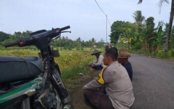 Bhabinkamtibmas Kuripan Timur Gencarkan Edukasi Ketahanan Pangan