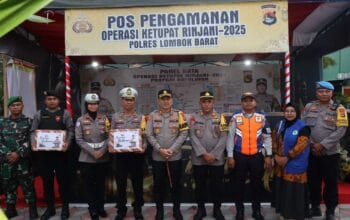 Kapolres Lombok Barat Beri Arahan Personel Pospam, Tekankan Sinergi