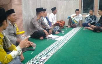 Kapolsek Kediri Perkuat Silaturahmi Jelang Ramadan