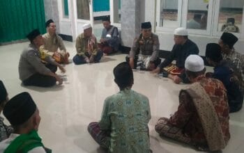 Kapolsek Kediri Perkuat Sinergi dengan Masyarakat Sambut Ramadhan