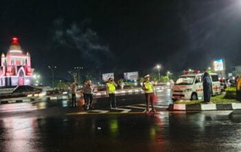 Kelancaran Pawai Takbiran di GMS Gerung, Warga Apresiasi Kinerja Polisi