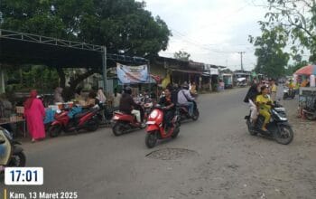 Ngabuburit Aman! Polsek Kuripan Jaga Lalu Lintas dan Keamanan