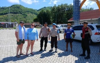 Patroli Rutin Polsek Sekotong Jaga Keamanan Wisata Dermaga Tawun