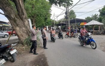 Pengamanan Ngabuburit di Labuapi, Lalu Lintas Lancar!