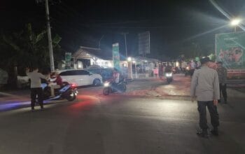Polsek Kawasan Pelabuhan Lembar Amankan Sholat Tarawih, Fokus Pengaturan Lalu Lintas dan Cegah Curanmor