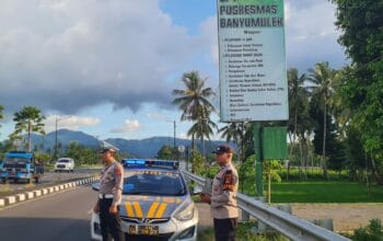 Polsek Kediri Intensifkan Patroli Blue Light di Jalur Rawan Kejahatan Jalan Umum BIL 2
