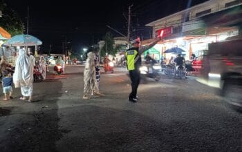 Polsek Kediri Intensifkan Patroli Tarawih, Jamin Keamanan Selama Ramadhan