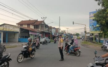 Polsek Kediri Jaga Keamanan Ngabuburit, Warga Tenang Menunggu Berbuka