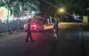 Polsek Kediri Jaga Keamanan Shalat Subuh Selama Ramadhan