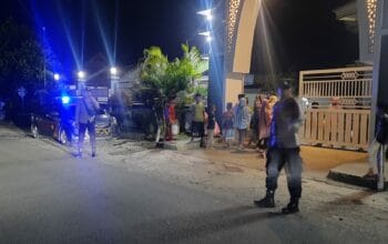 Polsek Labuapi Amankan Lalu Lintas Saat Tarawih, Jemaah Lebih Nyaman