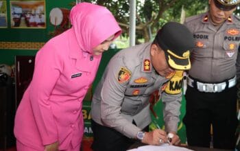 Tinjau Pospam GMS, Kapolres Lombok Barat Beri Arahan Penting ke Personel