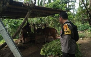 Bhabinkamtibmas Ajak Warga Batulayar Wujudkan Ketahanan Pangan