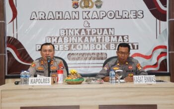 Kapolres Lombok Barat Tekankan Peran Krusial Bhabinkamtibmas dalam Harkamtibmas