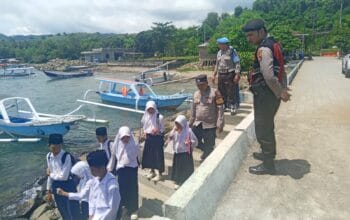 Upaya Polsek Sekotong Ciptakan Keamanan Lewat Patroli Rutin di Kawasan Wisata