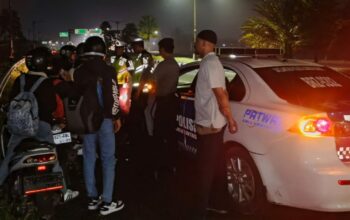 Operasi Ketupat 2025, Patroli Malam Cegah Balap Liar di Gerung