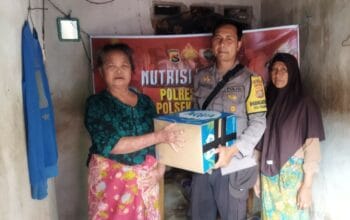 ‘Nutrisi Mantap’, Bentuk Kepedulian Polri pada Warga Kurang Mampu