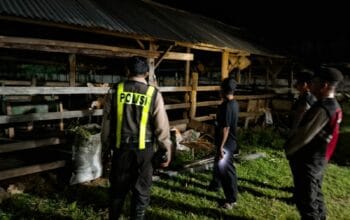 Keamanan Masyarakat Ditingkatkan, Polsek Sekotong Rutin Patroli Malam