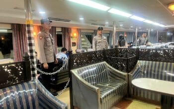 Sinergi Polsek Kawasan Pelabuhan Lembar dan Otoritas Pelabuhan Jaga Keamanan dan Ketertiban