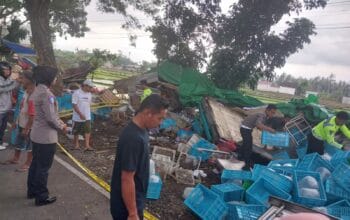 Kecelakaan Truk di Lombok Barat: Satu Korban Jiwa, Polisi Bertindak Cepat