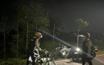 Aksi Balap Liar Diantisipasi Polres Lombok Barat, Satu Motor Diamankan