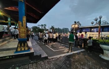 Kapolsek Gerung Pastikan Keamanan JCH Kloter 11 Lombok Barat