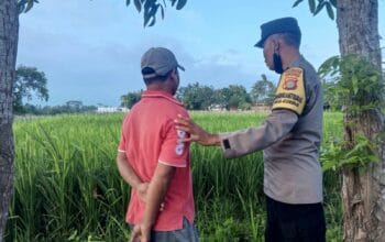 Bhabinkamtibmas Kuripan Ajak Warga Manfaatkan Lahan Kosong
