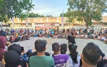 Polisi Kawal Ketat Pelestarian Budaya Peresean di Kediri