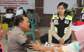 Sinergi Polri dan Warga Lombok Barat dalam Bhakti Kesehatan 2025