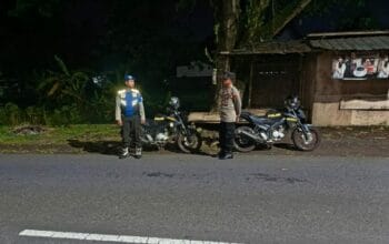 Polsek Kuripan Intensifkan Patroli Malam di Dusun Dasan Geres Pande